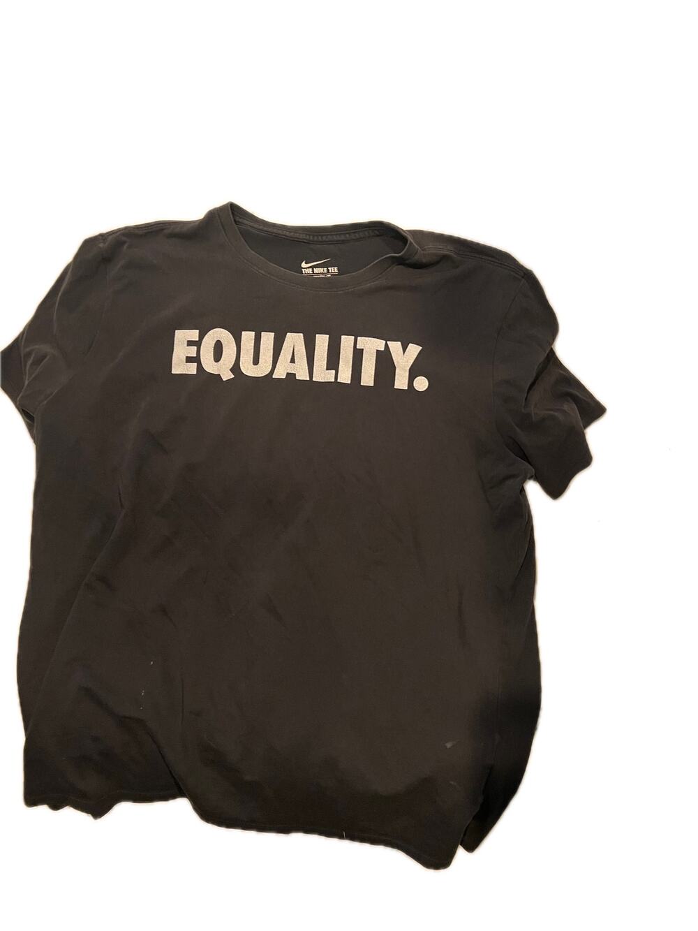 The Nike Tee Athletic Cut Equality Black T-Shirt Mens XL